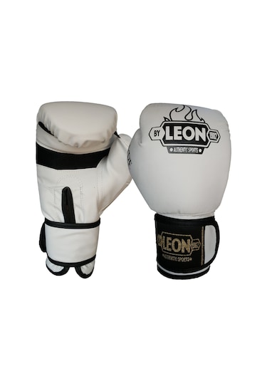 Kogam Leon Blade Training Boks, Kick Boks Ve Muay Thai Eldiveni Beyaz