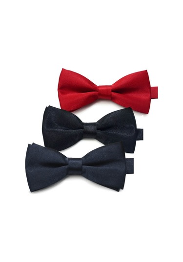 Siyah Ayarlanabilir Saten Bebek ve Çocuk Papyonu