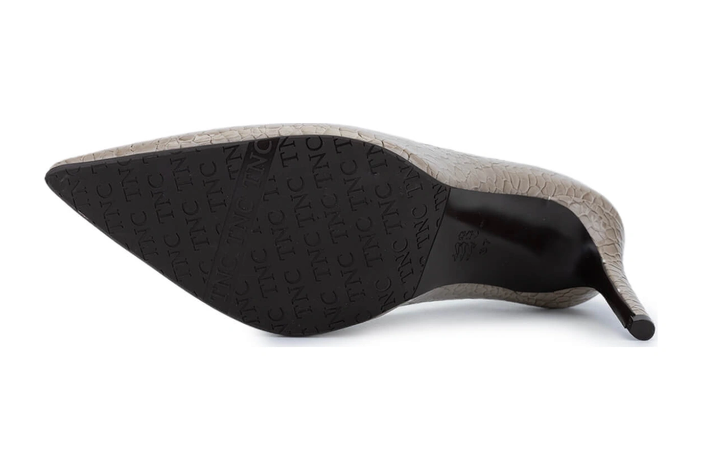 Tamer Tanca Kadın Suni Deri Nude Topuklu Ayakkabı 1160 26598 Bn Ayk Sk25-26 Nude Kroko Nude