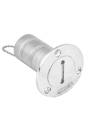 Pis Su Dolum Kapağı. 50mm. Krom Waste Atık Su Dolum Ağzı