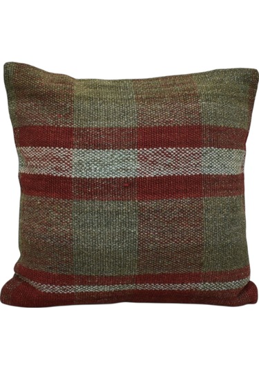 Zehra Abla Halı Yeni El Dokuma Dekoratif Kilim Kırlent Yastık Kılıfı 6062