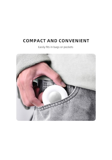 Brdrc Manyetik Dolgu Işığı Selfie Işığı Güç Bankası Magsafe İle Uyumlu Dönebilen Telefon Standı Beyaz