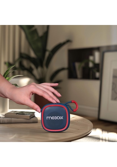 Moodix Kı23ks659 Bluetooth Hoparlör Mavi 5w