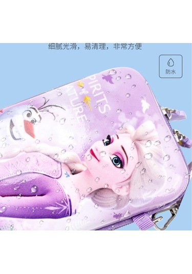 Didadodo Kızlar Frozen Omuz Çantası Hafif Çocuk Çapraz Askılı Çanta Açık Mor, Renk: Açık Mor Açık Mor