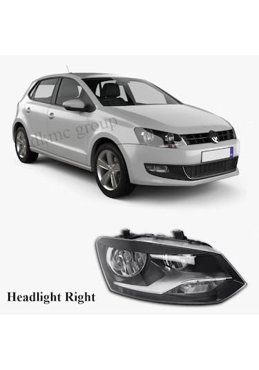 Polo Ön Sağ Far Lambası Hella Tip 2010 2011 2012 2013 2014 Modller İçin
