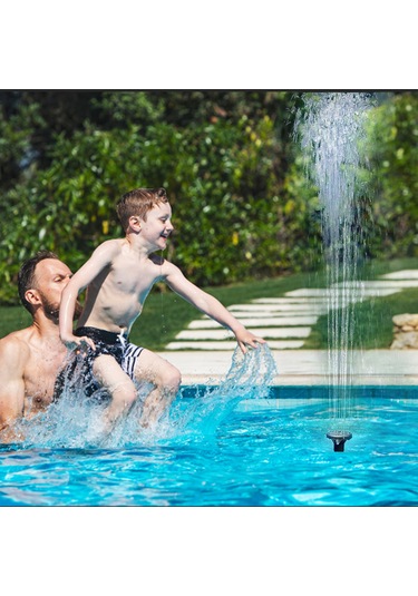 Ximistore9 Güneş Enerjili Bahçe Çeşmesi Seti - 4 Püskürtme Başlıklı Sessiz Pompa İle Şık Dekor Diğer