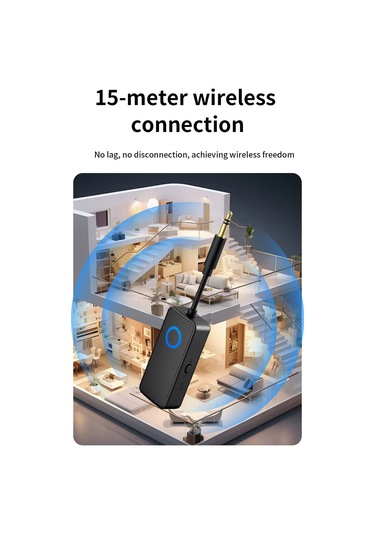 Kablosuz Bluetooth Ses Adaptörü Alıcı & Verici, Hd Ses, Gürültü Önleme M30