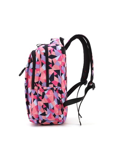 Samdoo Küçük Öğrenci Kız Çanta, Baskı Azaltıcı, Havalandırmalı, 3-4. Sınıf, Büyük Kapasite, Geometrik Desenli Siyah Okul Çantası 0785 Çok Renkli