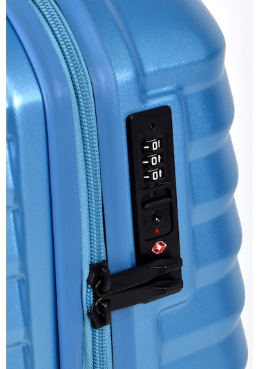 Elatae Francesco Ferellino Orta Boy Pc Kırılmaz Valiz Mavi 10724to Mavi