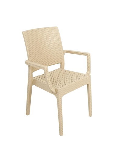 Luna Elit Rattan Koltuk 4 Adet Çölbeji Bej