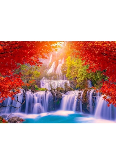 Enjoy Sonbahar'Da Tayland Thee Lor Su Şelalesi 1000 Parça Puzzle