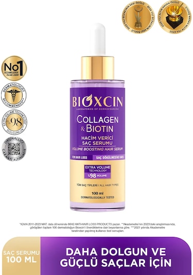 Bioxcin Saç Serum Collagen Biotin 100 Ml 2 Adet