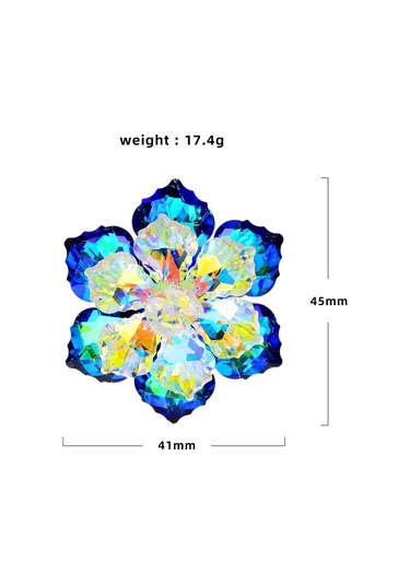 Blucome Çiçek Broş 135703913 Açık Mavi