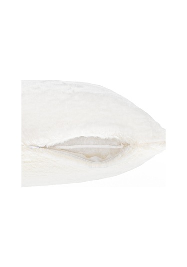 Koza Home Piuma Krem Düz Peluş Yastık 50x50 5044