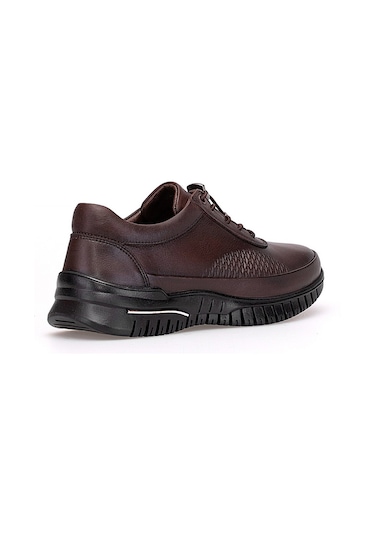 Voyager 9407 Kadın Hakiki Deri Casual Ayakkabı Kahverengi Kahverengi