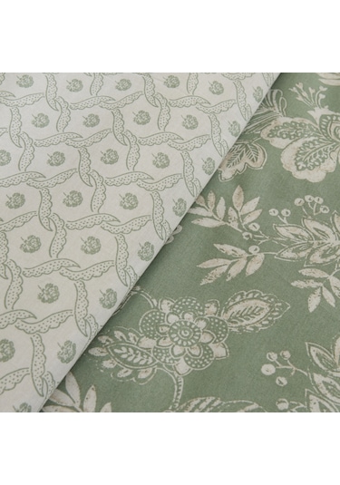 Karaca Home Haven %100 Pamuk Tek Kişilik Nevresim Takımı Koyu Mint Mint