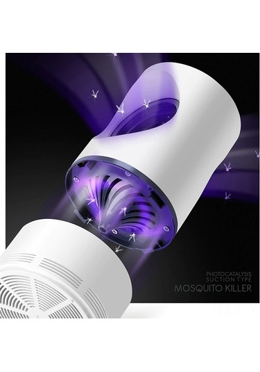 Yaozixa Usb Işık Katalitik Komar Öldürücü Lambası - 368nm Mor Dalga, Gürültüsüz Fan, Ev/ofis Kullanıma Uygun