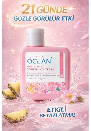 Ocean Dış Genital Bölge Beyazlatıcı Krem 120 ML