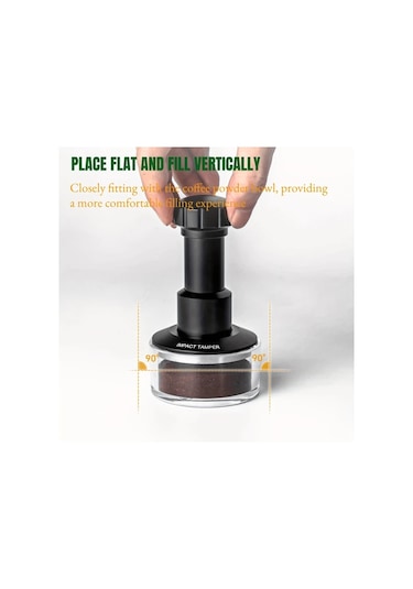 Motion003 Jamotolly Espresso Tamper Set 51 53 58mm Portafilter Yayli Ayarlanabilir Basinc 304 Paslanmaz Celik Ev Ofis Kahve Dukkanlari Icin Ahşap