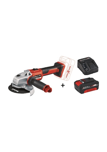 Einhell Axxio Taşlama Makinesi 125 MM + 4.0AH Starter Kit