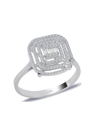 Lova 0,32 Karat Baget Pırlanta Yüzük - 1030295
