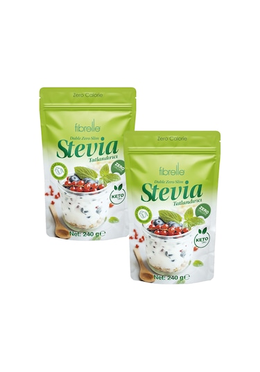 Fibrelle Double Zero Slim Sweetener 240 g 2 Paket