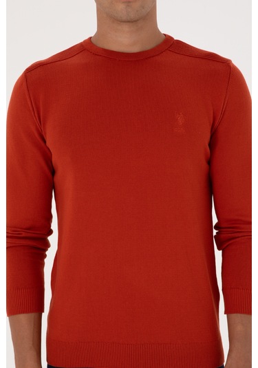 U.s. Polo Assn. Erkek Kiremit Kazak /triko 50307779-vr031 Kiremit