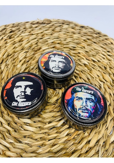 Che Guevara Metal 2 Parça Sivri Diş Tütün Öğütücü Grinder 50 MM