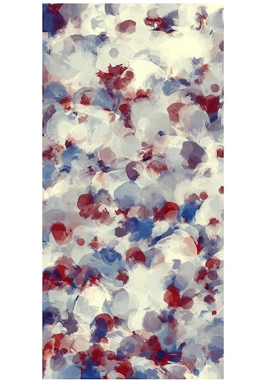 Suntek Çiçek Statik Streç Vitray Cam Filmi Gizlilik Buzlu 3