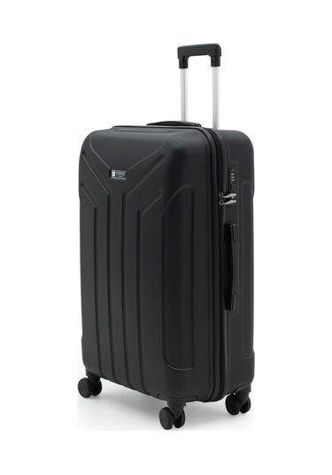 Petra Lüx Abs Büyük Boy Valiz 75 Cm Siyah