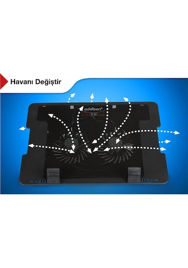 Addison ANC-606 7" - 15.6" Çift Fanlı Notebook Soğutucu