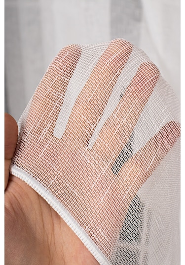 Natural Keten Tül Perde