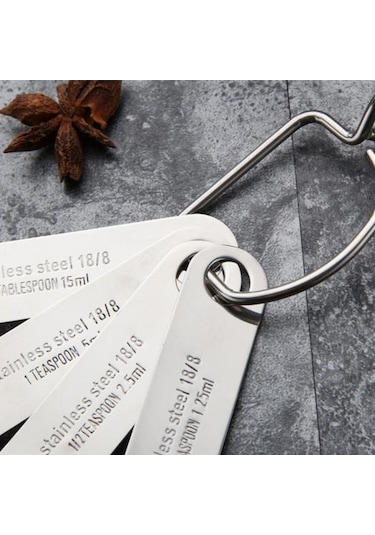 1 Adet/1 Takım Ölçüm Kepçe Paslanmaz Geniş Uygulama Uzun Ömürlü Uygun Şeker Tozu Baharat Kaşığı Mutfak Malzemeleri 1.25ml