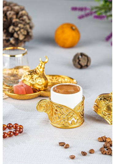 Ziyafet Tek Kişilik Sunum Damat Kahve Fincanı