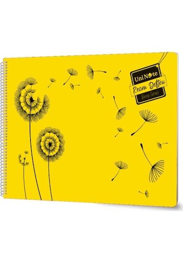 Çınar Resim Defteri Spiralli Plastik Kapak Pastel 25 Yp 24x34 C
