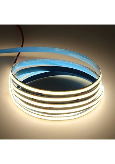 Epistar Dc 12v 24v Cob Led Şerit 320leds/m Yüksek Yoğunluklu Ra90 Çok Renkli Esnek Işık Şeridi Whıte 0,5 Mdoğal Beyaz Doğal Beyaz