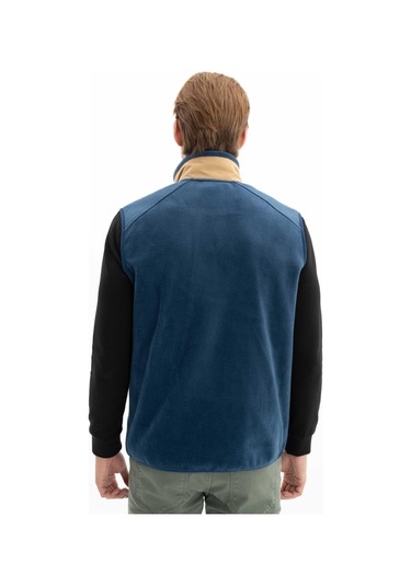 Arma Erkek Kışlık Softech Polar Relax Fit Tam Fermuar Yandan Cepli Baskısız Yelek K26424674101 İndigo