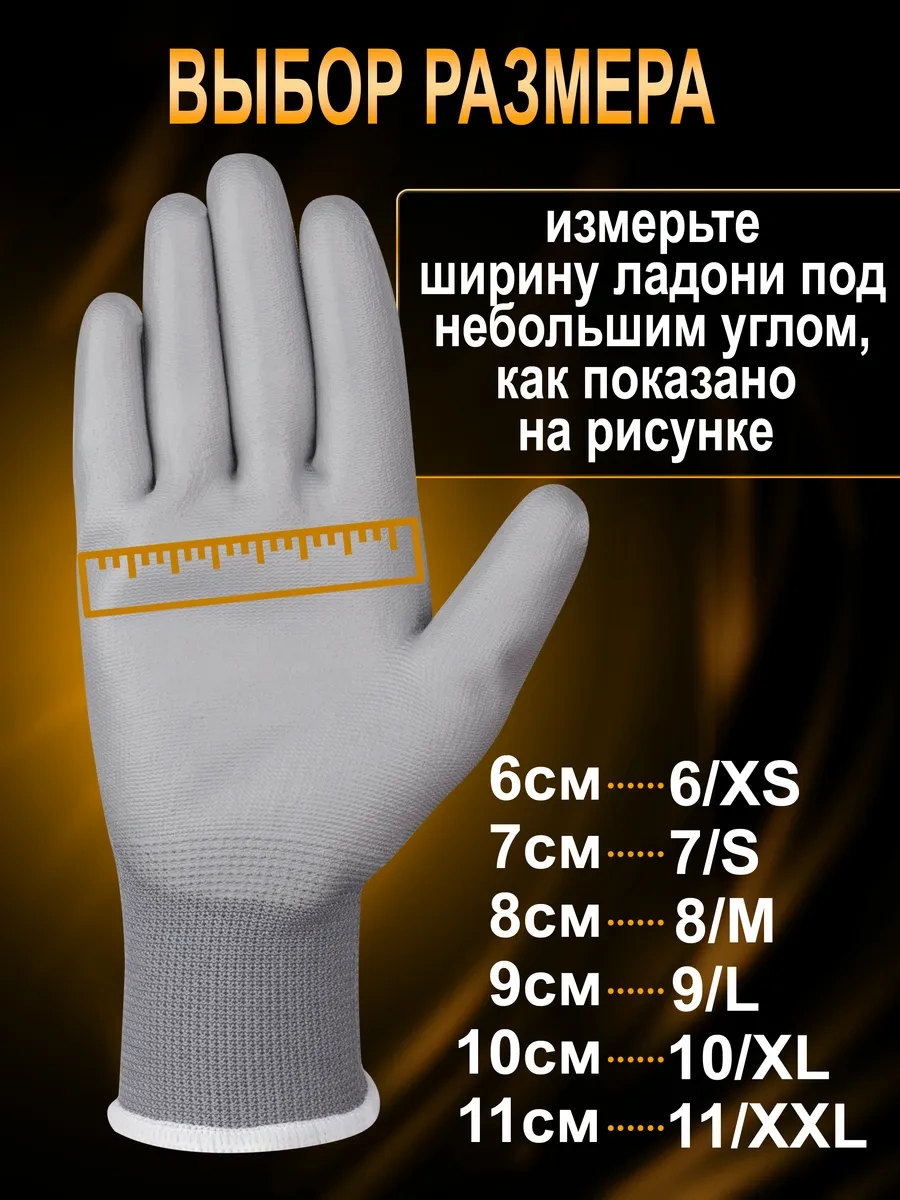 Sapset Aviar Grey Kaplamalı İş Eldivenleri 12 Çift 175419030