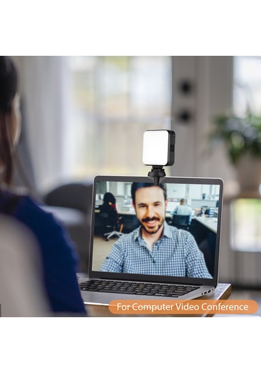 Andoer W64 Rgb Video Konferans Cep Rgb Led Video Işık Kiti Siyah Siyah