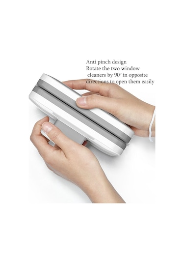 Ayarlanabilir Manyetik Cam Silecek Çift Taraflı Manyetik Pencere Sileceği Yüksek Seviye Yalıtım Cam Temizleyici, Özellikler: Dikdörtgen 3-10mm Beyaz