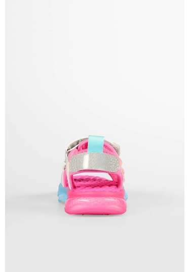 Vicco Can Kız Çocuk Fuşya Işıklı Phylon Sandalet Fuşya