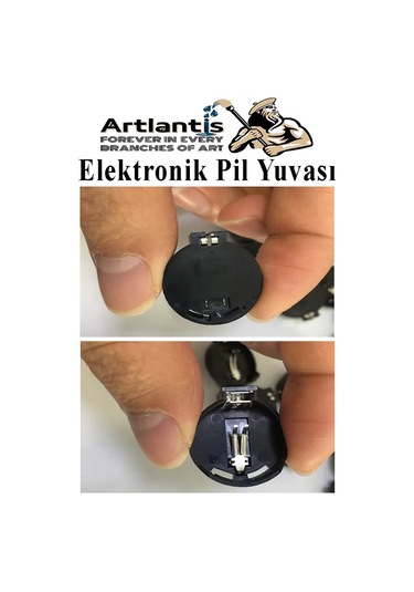 Elektronik Pil Yatağı 3 Volt 3 Adet Cr2032 Cr2025 Cr2016 Para Düğme Pil Yatağı Rcb Pil Tutucu Bios Devre Kart