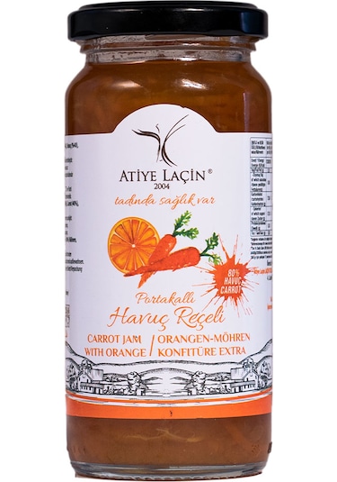 Atiye Laçin Portakallı Havuç Reçeli 290 G