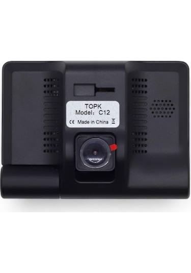 Viges Dokunmatik Araç İçi Yol Kamerası 3 Adet Kamera Set Siyah