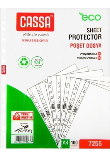 Cassa Eko 100'lü Poşet Dosya