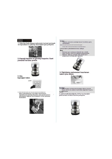 Lyon Ev Tipiçok Fonksiyonlu Küçük Kahve Değirmeni Mavisi