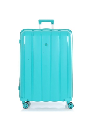 Mçs Bavul Büyük Ve Kabin 2li Set Kırılmaz Silikon Valiz V305 Camgöbeği Cam Göbeği