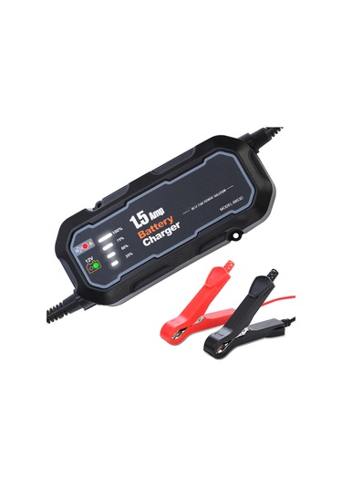 Symbee 6v/12v Akü Şarj Cihazı, 1.5a Akıllı Tamir Ve Bakım, 100-240v Avrupa Tipi, Akü Yedek Parçası