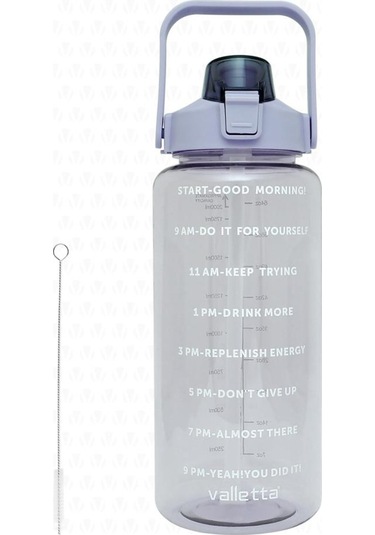 VALLETTA FİGO MOTİVASYONLU SU MATARASI 2 LT - MOR