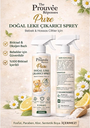 The Prouvee Reponses The Prouvee Reponses Doğal Leke Çıkarıcı Sprey 500 Ml